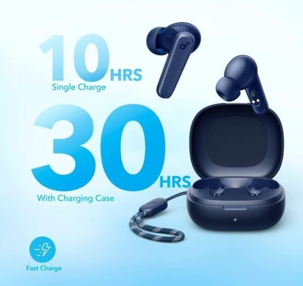 Anker SoundCore R50i VG – Ecouteurs Bluetooth 5.3 – 10h d’Autonomie & 2 Micros avec IA – Image 4