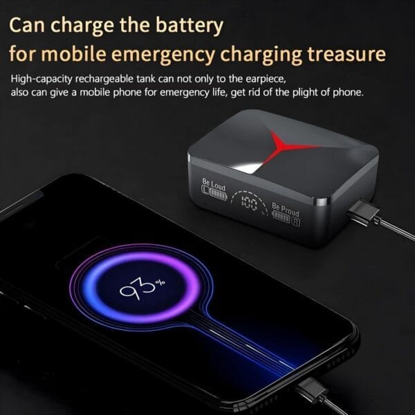 M90 PRO with ENC - Écouteurs Bluetooth 5.3 avec Power Bank – Image 13