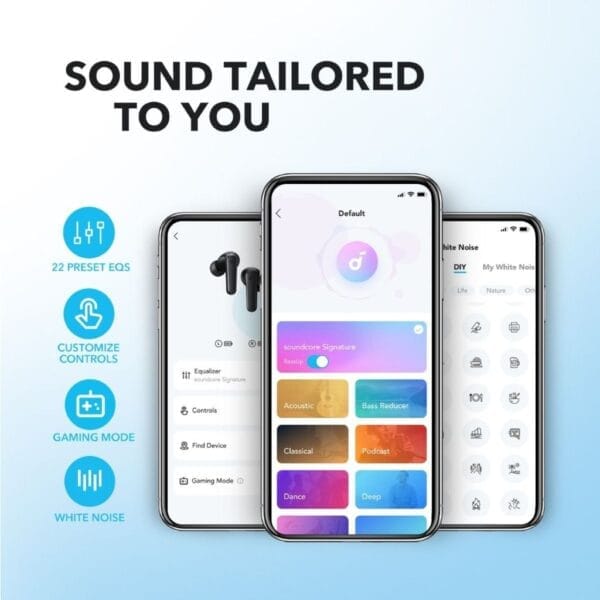 Anker SoundCore R50i VG – Ecouteurs Bluetooth 5.3 – 10h d’Autonomie & 2 Micros avec IA – Image 2