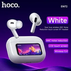 Hoco EW72 - Écouteurs Bluetooth 5.4 ANC avec Écran tactile LED