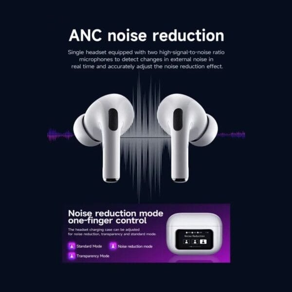 Hoco EW72 - Écouteurs Bluetooth 5.4 ANC avec Écran tactile LED – Image 13