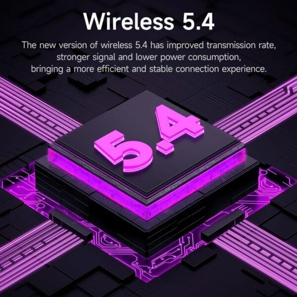 Hoco EW72 - Écouteurs Bluetooth 5.4 ANC avec Écran tactile LED – Image 7