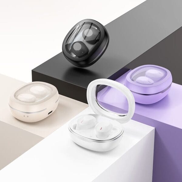 Hoco EQ3 Smart - Écouteurs Bluetooth 5.3 Affichage LED & 7h d'Autonomie - Noir – Image 3