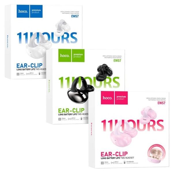 HOCO EW57 Auspicious - Écouteurs Bluetooth 5.3 avec 11heures d'Autonomie – Image 19