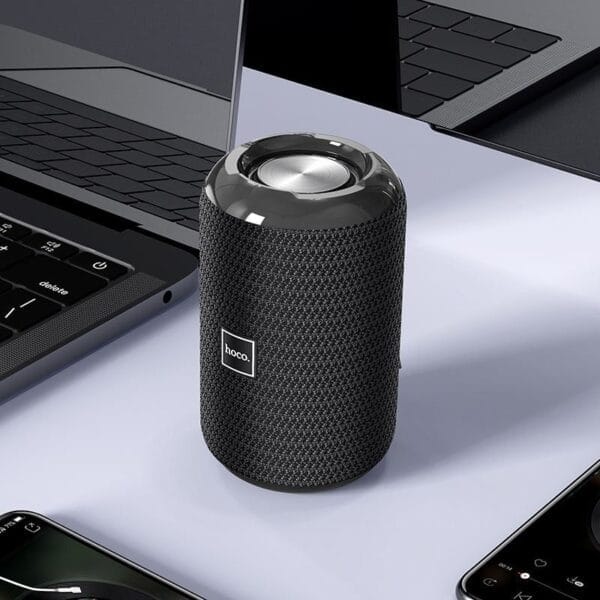 Hoco HC1 Trendy Sound - Baffle / Haut-parleur Bluetooth, FM, carte TF, TWS – Noir