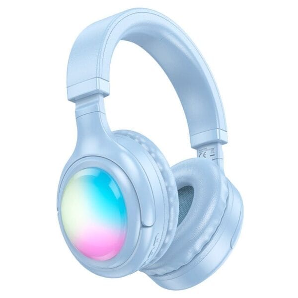 Hoco W48 Focus - Casque Bluetooth 5.3 RGB & 46h d'Autonomie – Image 4