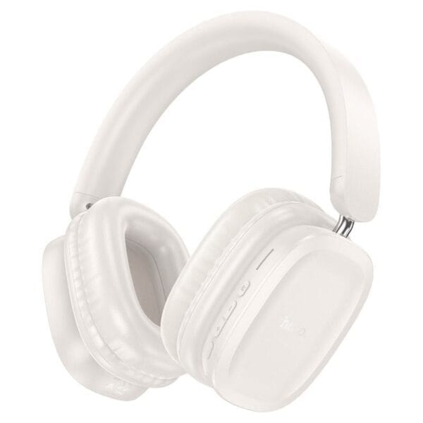 Hoco W51 - Casque Bluetooth 5.3, Aux, TF Card avec 46h d'écoute Non-Stop – Blanc – Image 4