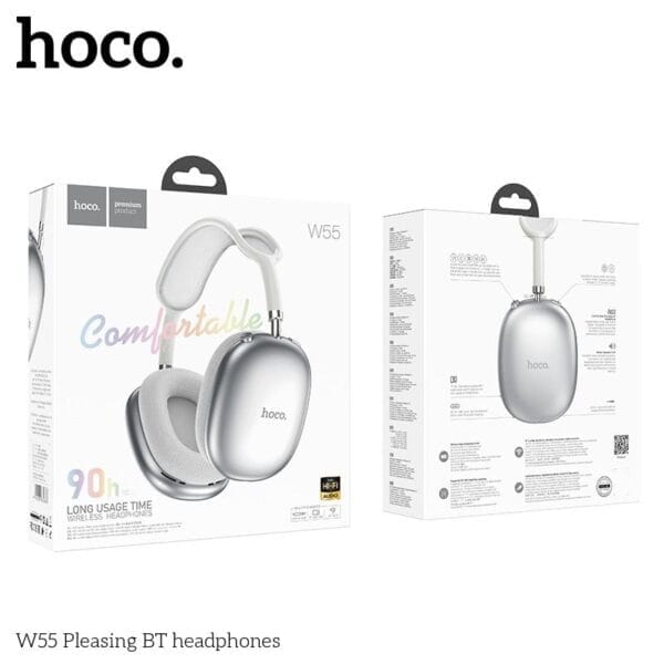 Hoco W55 - Casque Bluetooth 5.4 avec 90h d'Autonomie Non-Stop – Image 28