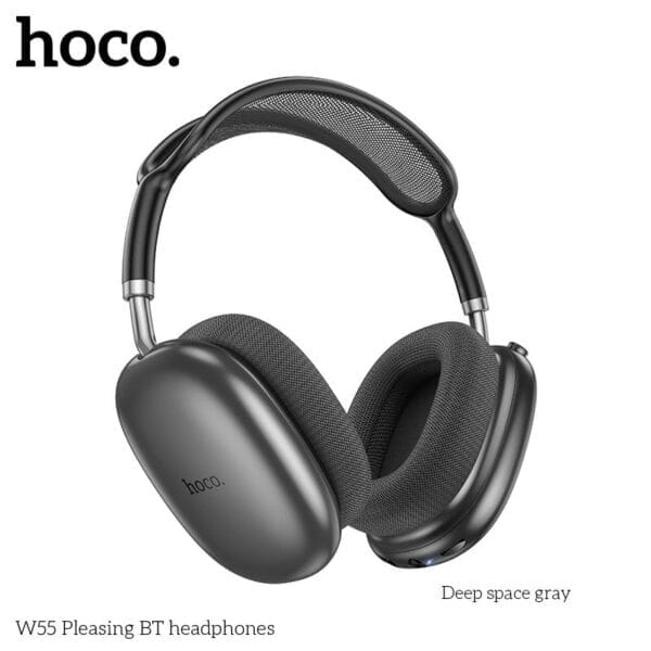 Hoco W55 - Casque Bluetooth 5.4 avec 90h d'Autonomie Non-Stop – Image 4