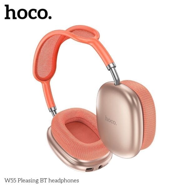 Hoco W55 - Casque Bluetooth 5.4 avec 90h d'Autonomie Non-Stop – Image 15