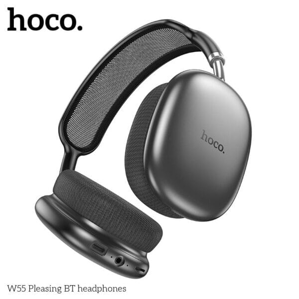 Hoco W55 - Casque Bluetooth 5.4 avec 90h d'Autonomie Non-Stop – Image 5