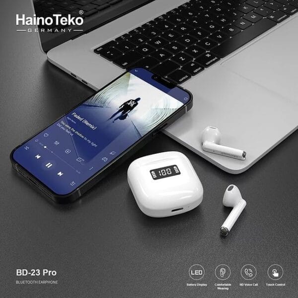 Écouteurs Bluetooth HAINOTEKO BD-23 Pro – Image 3