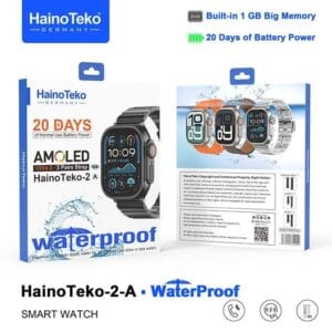 HainoTeko-2-A Ultra - Smart Watch Waterproof Ecran Amoled & 20 Jours d'Autonomie