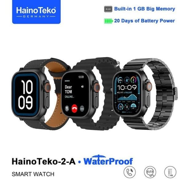 HainoTeko-2-A Ultra - Smart Watch Waterproof Ecran Amoled & 20 Jours d'Autonomie – Image 2