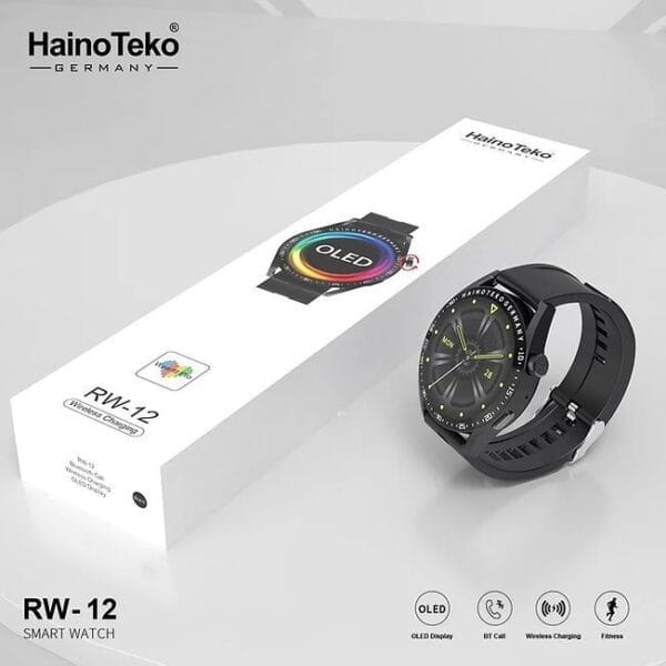 HainoTeko RW12 - Smartwatch Bluetooth Écran 1,39 pouces OLED