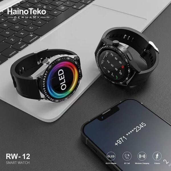 HainoTeko RW12 - Smartwatch Bluetooth Écran 1,39 pouces OLED – Image 2