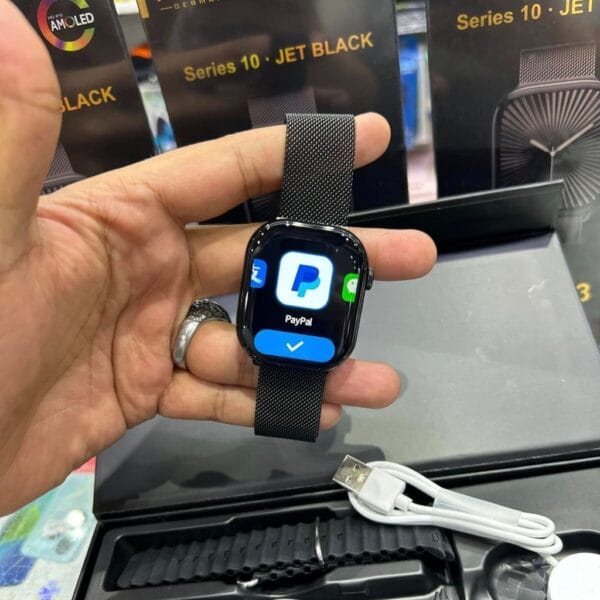 HainoTeko SQ-13 Series 10 - Smart Watch Serie 10 Amoled avec 3 Bracelets – Image 4