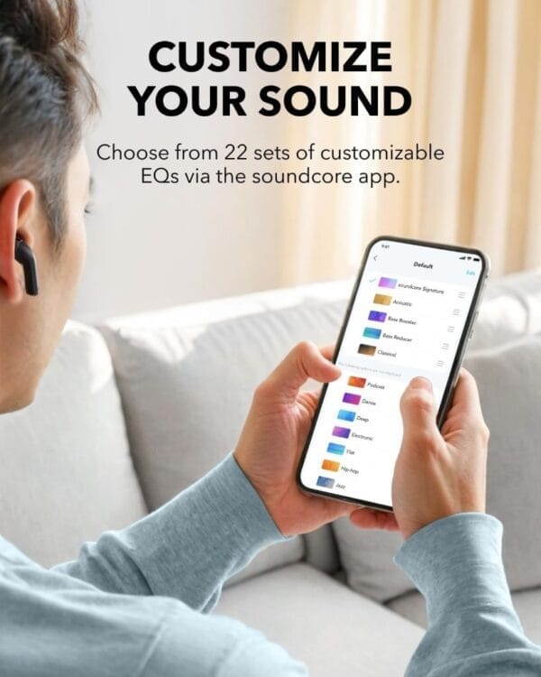 Anker Soundcore K20i - Écouteurs Bluetooth 5.3 avec 36h d'Autonomie - Noir – Image 7