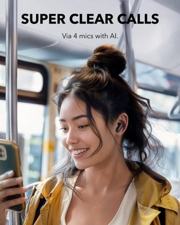 Anker Soundcore R50i NC - Écouteurs Bluetooth 5.4 avec ANC & 45h d'Autonomie - Noir – Image 9