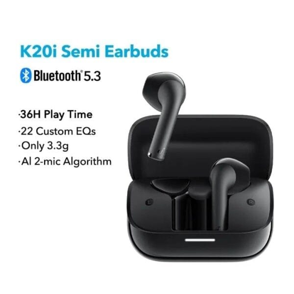 Anker Soundcore K20i - Écouteurs Bluetooth 5.3 avec 36h d'Autonomie - Noir – Image 2