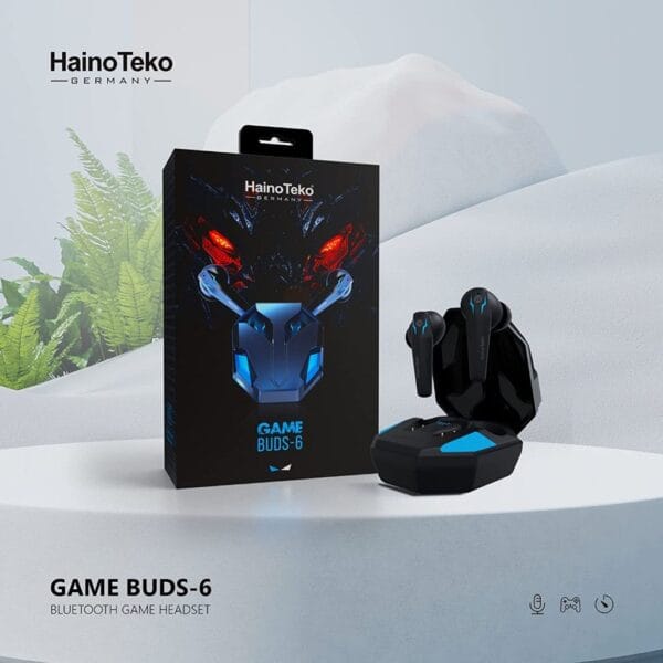 HainoTeko Game Buds 6 - Écouteurs Bluetooth Gaming – Image 9