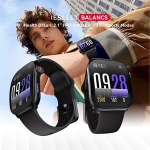 Kieslect Smart Calling Watch Balancs - Écran AMOLED FHD + AOD 2.1 pouces