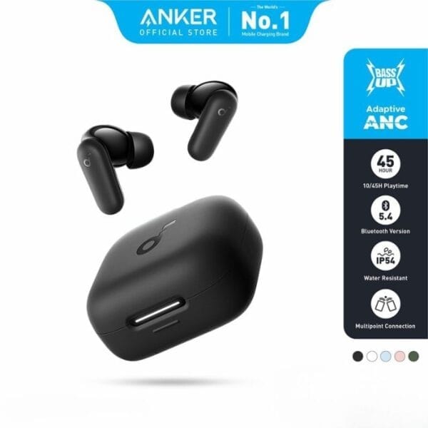 Anker Soundcore R50i NC - Écouteurs Bluetooth 5.4 avec ANC & 45h d'Autonomie - Noir – Image 2