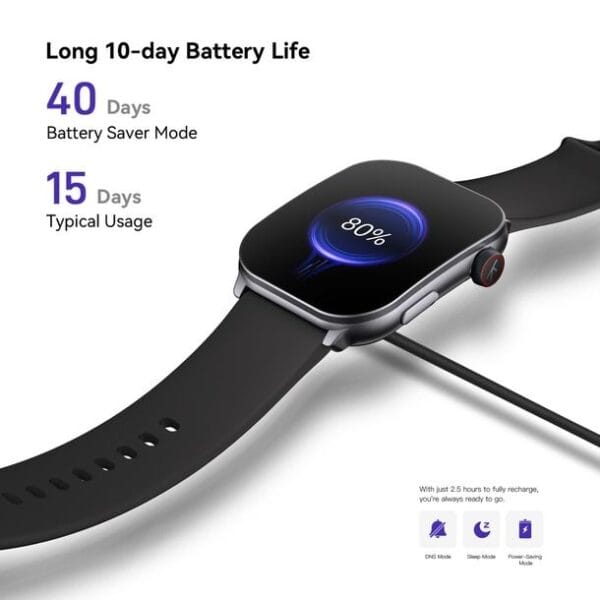 Kieslect Smart Calling Watch Balancs - Écran AMOLED FHD + AOD 2.1 pouces – Image 11