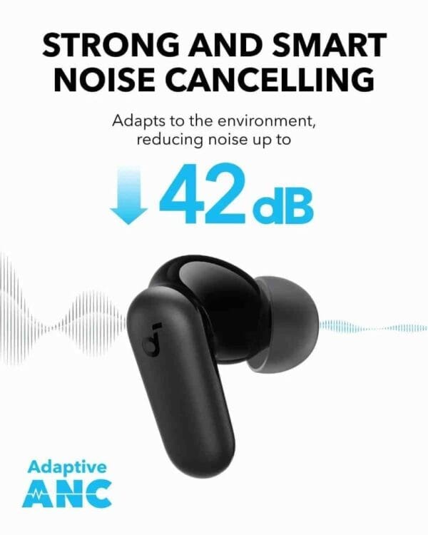 Anker Soundcore R50i NC - Écouteurs Bluetooth 5.4 avec ANC & 45h d'Autonomie - Noir – Image 10