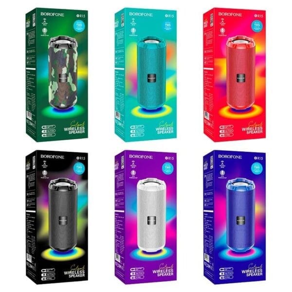 BOROFONE BR15 Smart By Hoco - Haut-parleur Bluetooth TF, USB flash drive, AUX, TWS
