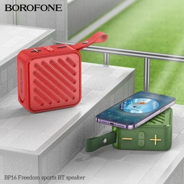 BOROFONE BP16 By Hoco - Haut-parleur Bluetooth avec carte TF, USB, AUX, TWS – Image 3