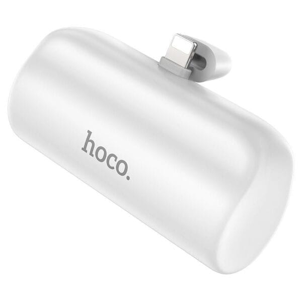 Hoco J106 Pocket - Mini Power Bank 5000mAh for Lightning - Blanc – Image 3