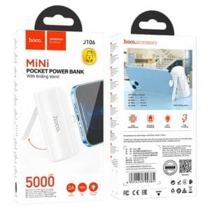 Hoco J106 Pocket - Mini Power Bank 5000mAh for Lightning - Blanc