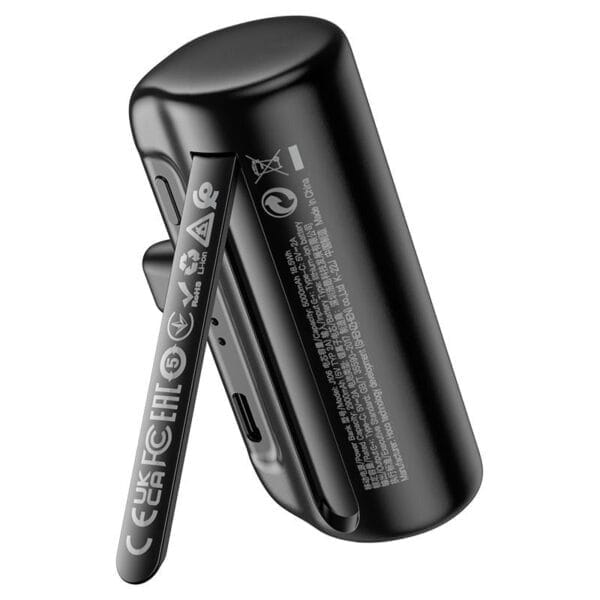 Hoco J106 Pocket - Power Bank 5000mAh for USB TYPE-C - Noir – Image 3