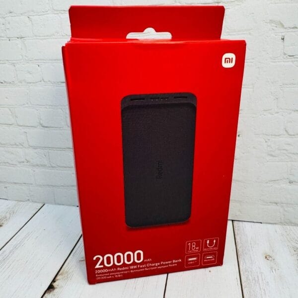 Xiaomi Redmi 20000mAh - Power Bank Fast Charge 18W - Noir – Image 2