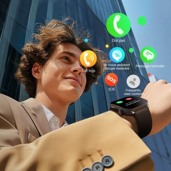 Kieslect Smart Calling Watch Balancs - Écran AMOLED FHD + AOD 2.1 pouces – Image 8