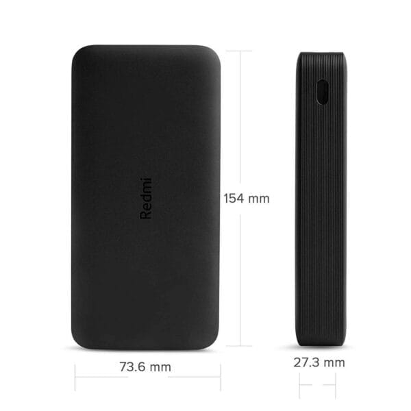 Xiaomi Redmi 20000mAh - Power Bank Fast Charge 18W - Noir – Image 7