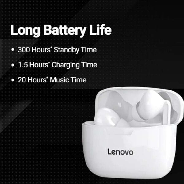 Lenovo ThinkPlus XT90 - Bluetooth Earphones Black – Image 8