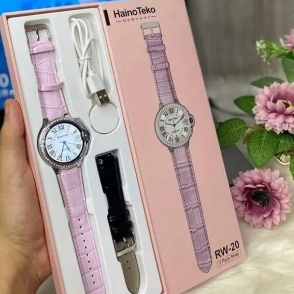 HainoTeko RW-20 - Smart Watch pour Femme avec 3 bracelets – Image 6