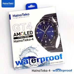 HainoTeko-4 GT4 Waterproof - Smartwatch Réel Waterproof Écran HD IPS AMOLED