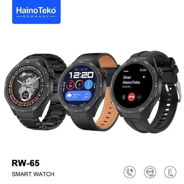 HainoTeko GT5 PRO ( RW-65 ) - Smart Watch Amoled avec 3 Paires de Bracelets – Image 5