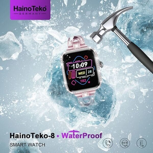 HainoTeko-8 - Smart Watch Waterproof Écran AMOLED pour Femme – Image 4