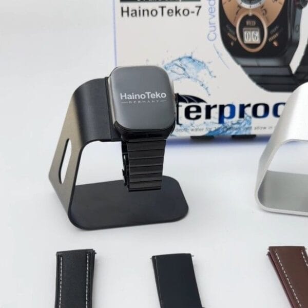 HainoTeko-7 - Smart Watch Waterproof Écran AMOLED avec Verre Courbé – Image 4