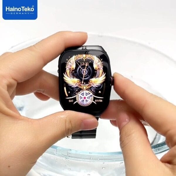 HainoTeko-7 - Smart Watch Waterproof Écran AMOLED avec Verre Courbé – Image 8