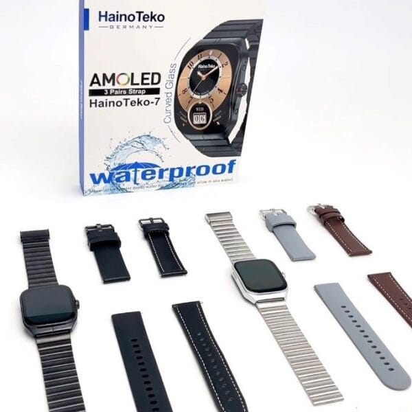HainoTeko-7 - Smart Watch Waterproof Écran AMOLED avec Verre Courbé – Image 10
