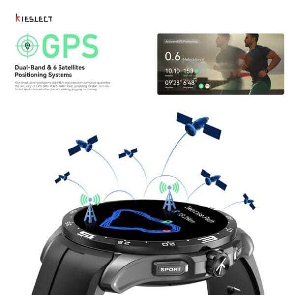 Kieslect ACTOR - Smart Watch Waterproof 5ATM avec GPS – Image 6