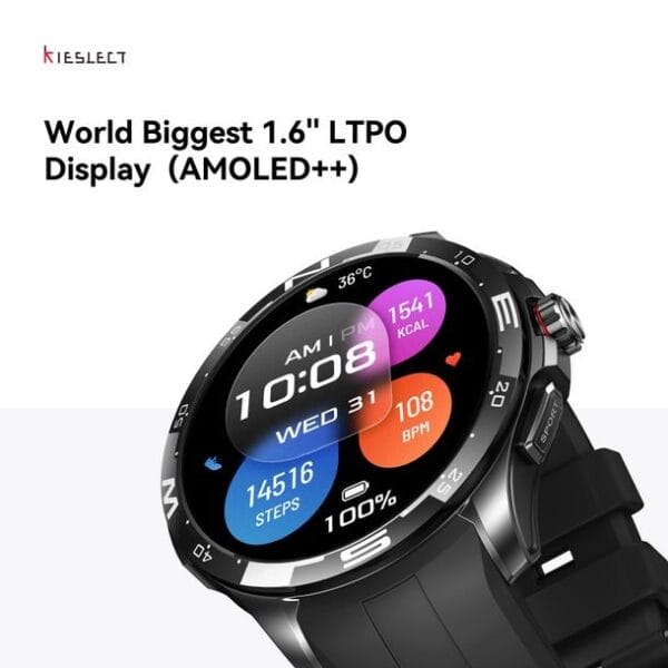 Kieslect ACTOR - Smart Watch Waterproof 5ATM avec GPS – Image 18