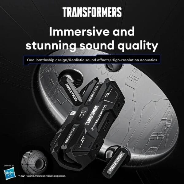 Transformers TF-T51 - Écouteurs Bluetooth 5.4 Gaming avec Affichage LED – Image 13