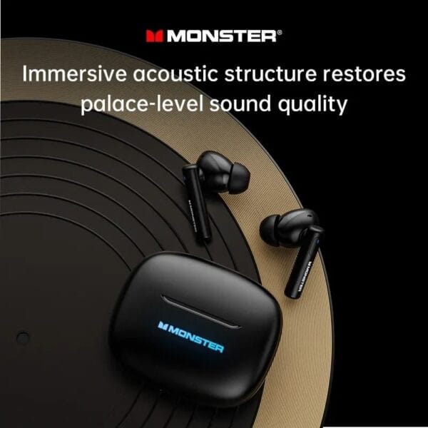 MONSTER AIRMARS XKT26 - Écouteurs Gaming Bluetooth 5.4 avec ANC – Image 3