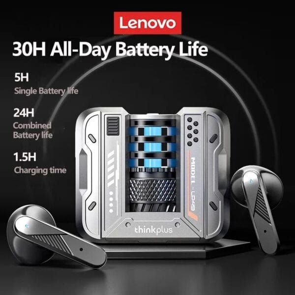 Lenovo LP49 - Ecouteurs Gaming Bluetooth 5.4 Dual Mode – Image 7